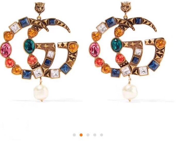 

Fa hion brand have tamp letter de igner earring for lady de ign women party wedding luxury jewelry with for bride lover gift