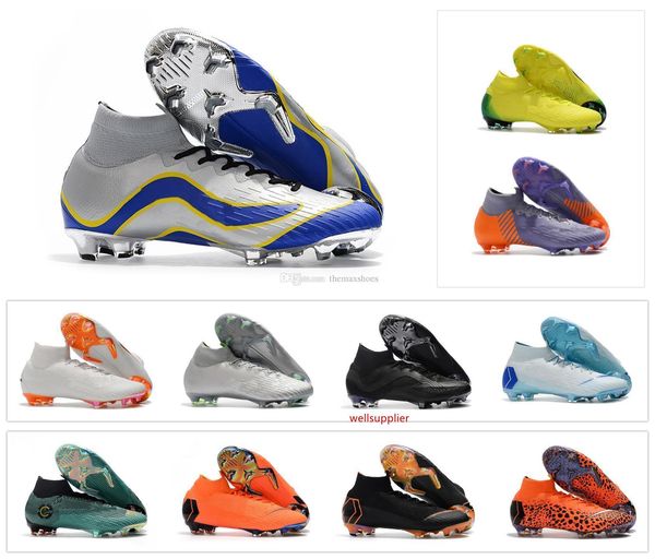 

vi mercurial superfly kj 6 360 elite cr7 cristiano ronaldo 20 years of speed fg high mens women boys soccer football shoes boots