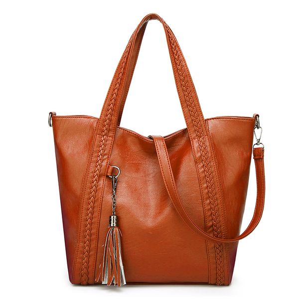 

large-capacity women's bag tote bag college students messenger 2020 new trend wild hand ladle shoulder clutches women
