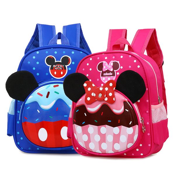 

new backpack kindergarten bag korean cartoon cute children backpack mouse baby school bag