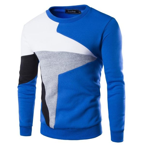 

men hoodies sweatshirt brand clothing fashion autumn patchwork cotton tracksuit mens pullover sportswear, White;black