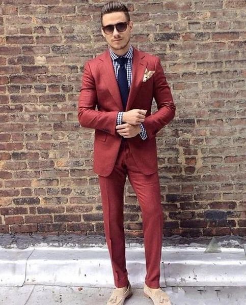 

men's suit 2020 burgundy wedding mens suits slim fit tuxedos for men two pieces costume homme formal business jackets, White;black
