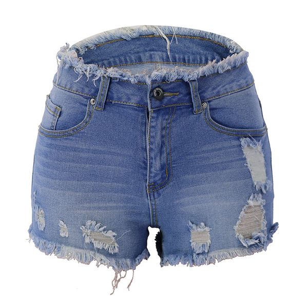 

women's shorts 2021 summer zipper tassels edge cowboy tight jeans woman with button all match denim, White;black