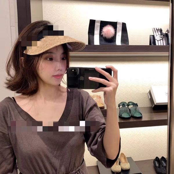 

японский лафит письмо пустой верхней соломы солнцезащитный крем солнцезащитный крем солома шляпа шапка шапка не топ вс шляпы, Blue;gray