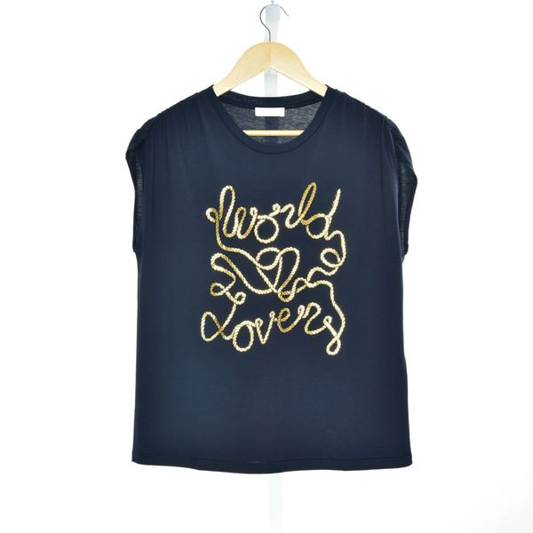 

2019 france print cap sleeves round collar cotton lady t-shirt women shirt fashion spring m15, White