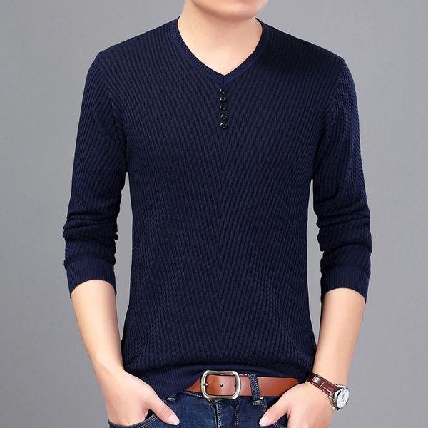 

men v neck slim fit fashion sweaters 27, White;black