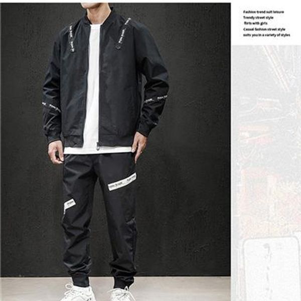 

wholesale mens women designer tracksuits windbreaker jackets+pants suits street brand kits sports active outfit running casual gym ljj98315, Gray