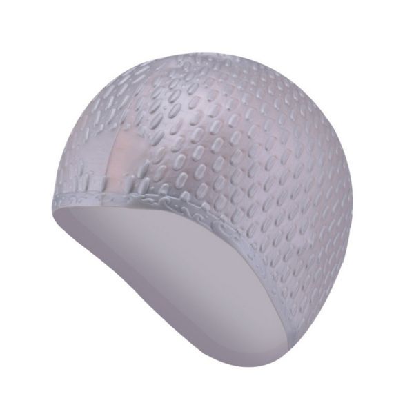 

silicone rubber swimming cap 3d ergonomic design ear pockets for waterproof swim caps hat swimming accessories