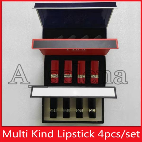 

2020 известная марка Косметика губная помада 4шт / набор для макияжа губ Набор матов