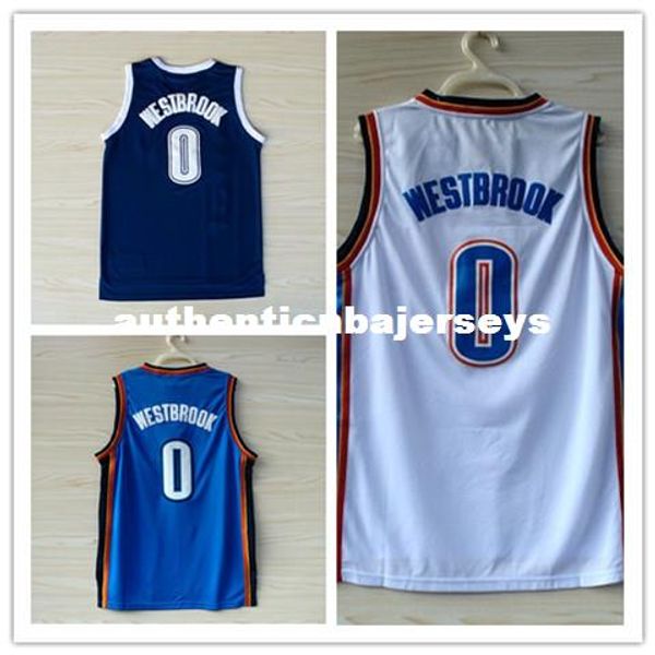 

wholesales #0 rw jersey,2015 blue white rw game stitched basketball jersey shirt uniform mix order ncaa college, Black;blue