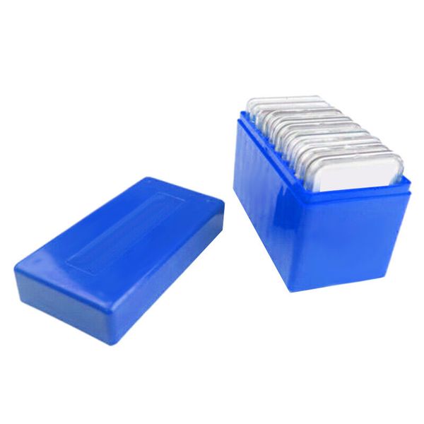 

new square plastic 10 coin capacity holder slab storage box case fit for pccb ngc pcgs