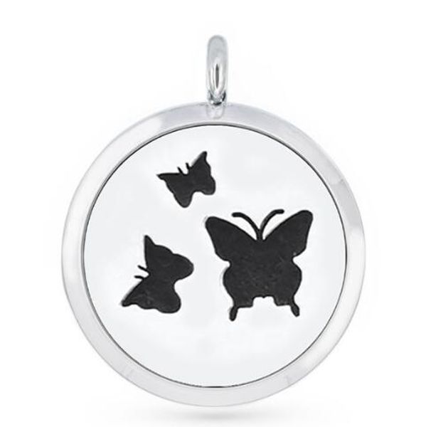 

1pcs music note butterfly paw owl dog horse dragonfly 30mm diffuser locket magnet perfume pendant with 1pcs pad xa003-408, Bronze;silver