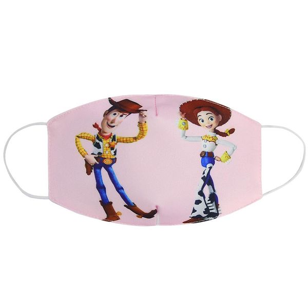 

new costume accessories cartoon cloth facemask mascara de algodon ng pakaian kapas pamuk rouska cartoon cloth sqtrimmer sqtrimmer, Silver