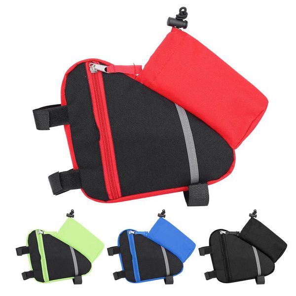 

bicycle triangle bags bike front tube frame pannier bag road bike repair tools water bottle pouch holder cycling accessories