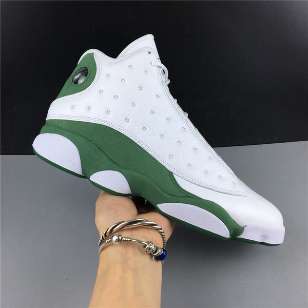 

new 13 xiii pe green olive white men basketball shoes designer 13s black yellow sneakers sports outdoor trainers size 7-12