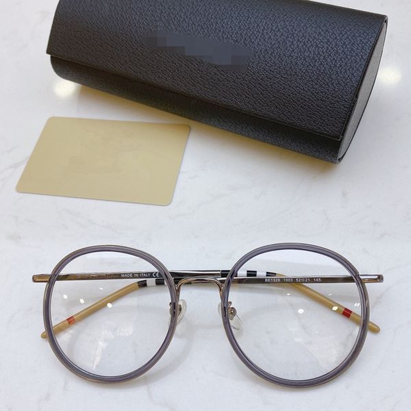 

2020 new be1326 women round glasses frame metal+apron rim 52-21-145mm for prescription glasses fullset packing hpping
