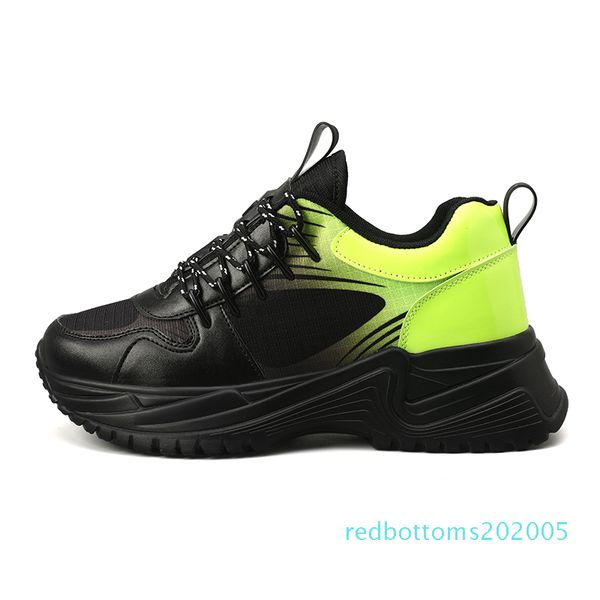 

tripler fashoin luxury run away pulse triple s mens designer oxford soccer tennis shoes rubber platform trainer casual leather sneakers r05, Black