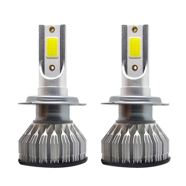 

h7 led headlights bulb car light all kits 12v cold white 6500k aluminium