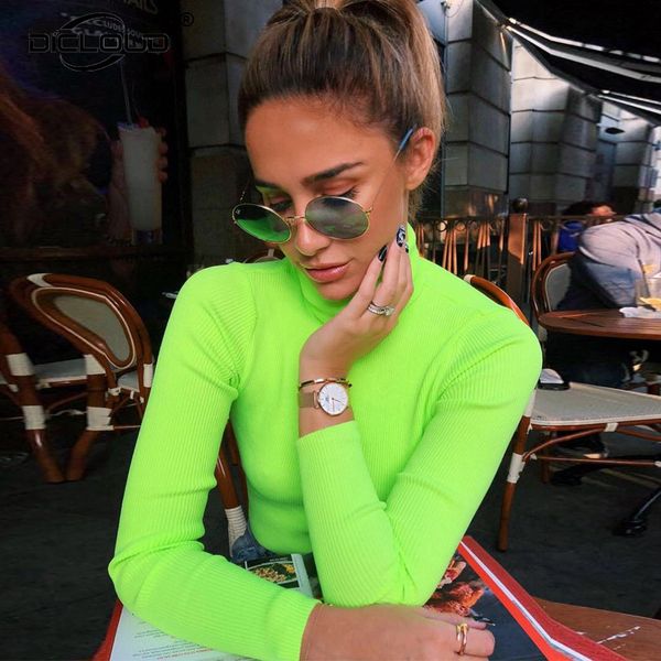 

eye catching t shirt women autumn winter knitted cotton tshirts casual soft turtleneck women long sleeve basic t-shirt, Black;gray