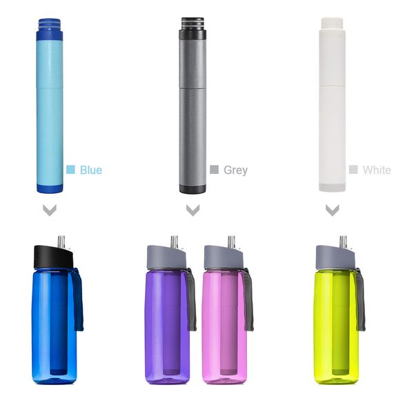 

water filtration purifier for outdoor emergency camping hiking traveling water bottle replacement filter camping equipment