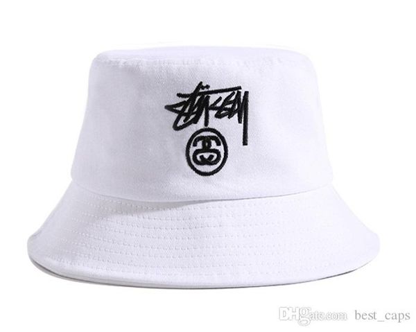 

sell 2020 new style brand bucket hat man women fashion sunny hat summer outdoor cap brand number eight, Black;white