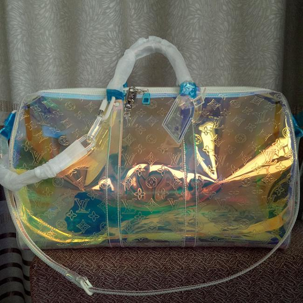 louis vuitton clear duffle
