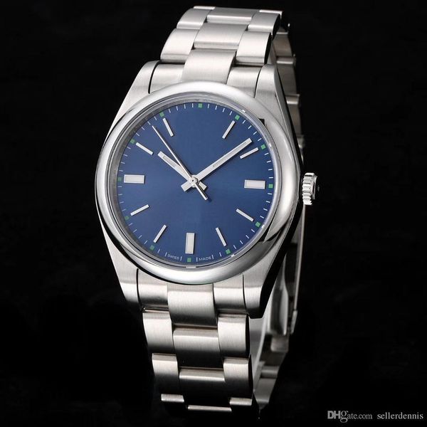 

selling new wristwatches sapphire perpetual steel domed 114300 automatic mechanical mens men's watch watches, Slivery;brown