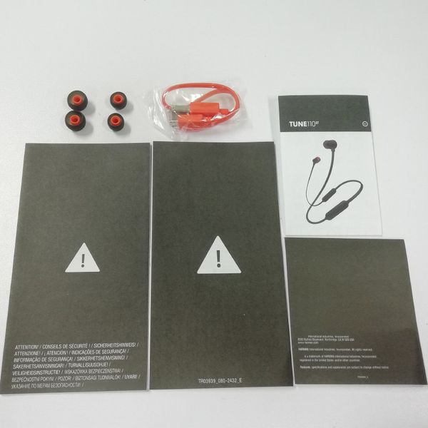 

TUNE110 BT Active Bluetooth wireless earphone Stereo Earpiece with Microphone with retail box 10pcs Free shipping DHL