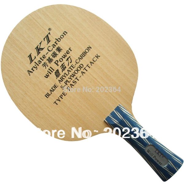 

lkt will power (l 1007) arylate-carbon table tennis blade (shakehand) for pingpong racket