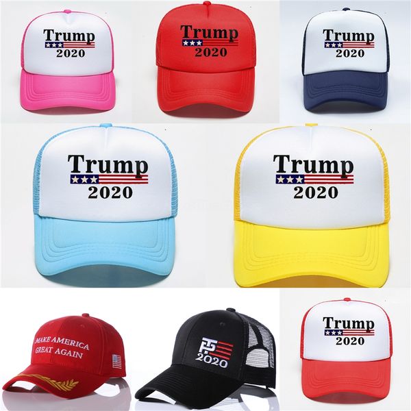 

camouflage donald trump hat usa flag baseball caps keep america great 2020 hat 3d embroidery star letter camo adjustable snapback ffa1850 #9, Blue;gray