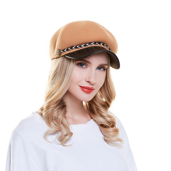 

весенние береты шапки для женщин девушки хлопок hat берет с visor осень повседневный vintage берет вводная роковых, Blue;gray