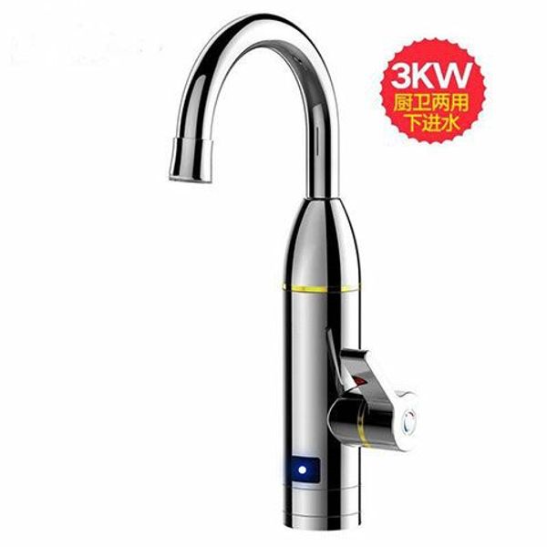 

electric water faucet digital display kitchen instant electric water heater three seconds quick water faucet factory outlet