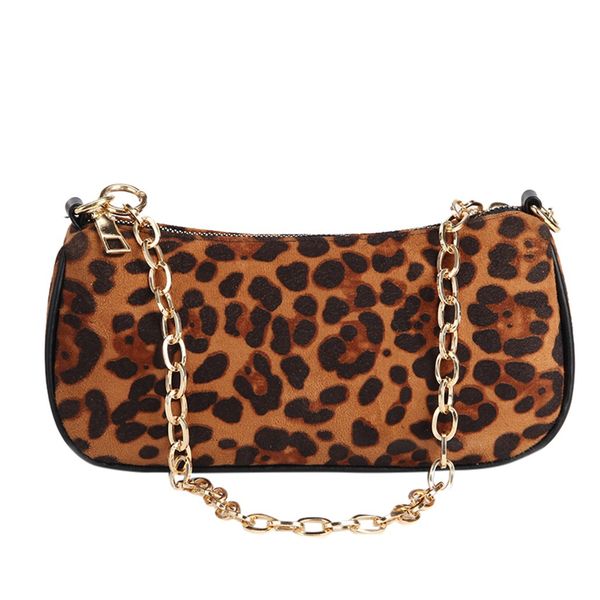 

trend women outdoor leopard shoulder bag exquisite girl portable handbag elegant lady original casual messenger bag underarm