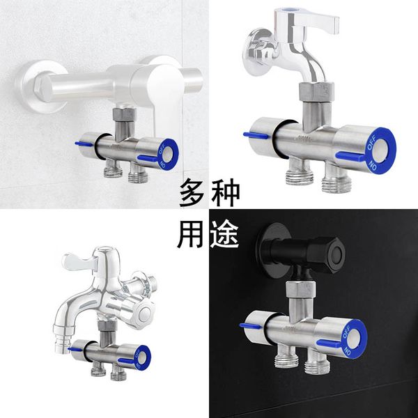 

multi-function valve angle valve water svalve 304 stainless steel one into two three out of four-way 4 shunt double water