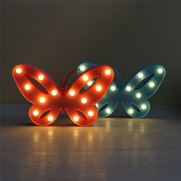 

3d led night lights animal butterfly table lamp fairy lighting indoor room holiday party decor teen toys friends gift