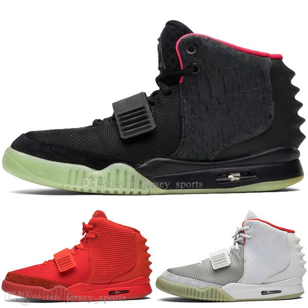 

2019 kanye west 2 ii nrg red october mens basketball shoes for men black grey glow in the dark octobers men sports designer sneakers