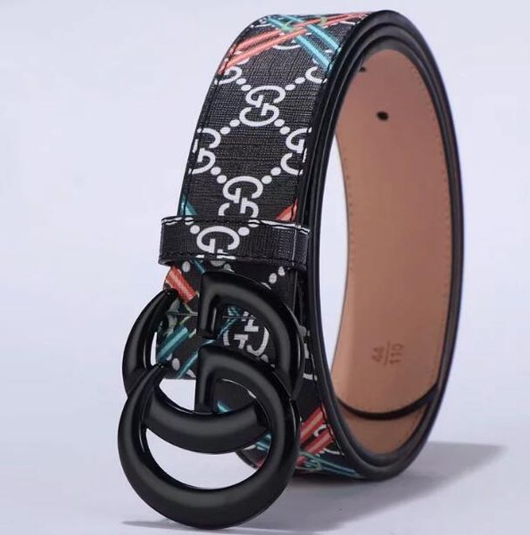 

2020 new classic fashion multi-color comfort belt wholesale .8cm, Blue;gray