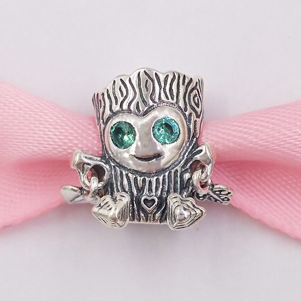 Andy Jewel 925 Sterling Silber Perlen Sweet Tree Monster Charm Charms passend für europäische Pandora-Schmuckarmbänder Halskette 798260NRG