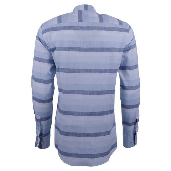 

striped men's shirt, White;black