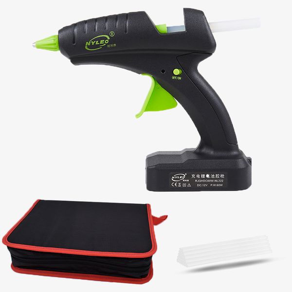 

cordless glue gun rechargeable portable melt glue gun kit with 20pcs sticks for diy crafts and fast home repairs