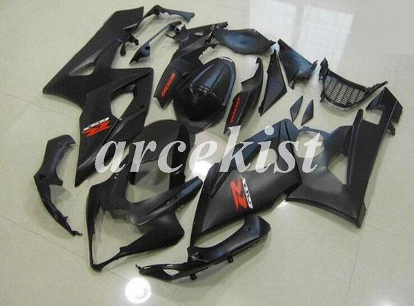 

4 подарки новый abs мотоцикл обтекатели набор, пригодный для suzuki gsxr1000 gsxr1000 k5 2005 2006 05 06 кузова набор прохладный черный мато