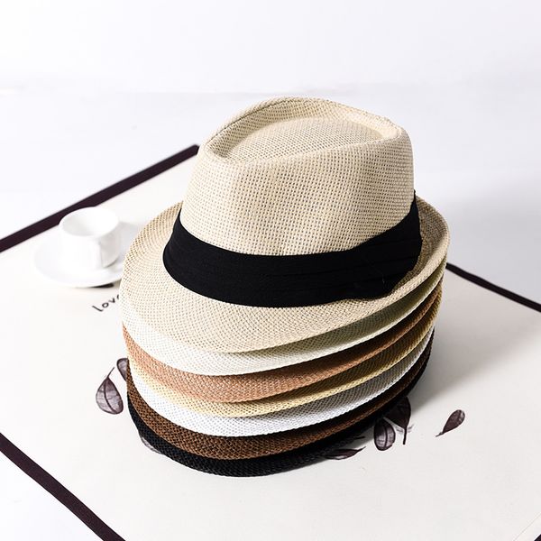 

Fa hion men panama traw hat woman fedora brim un creen hat cla ic oft ummer beach un cap tta953