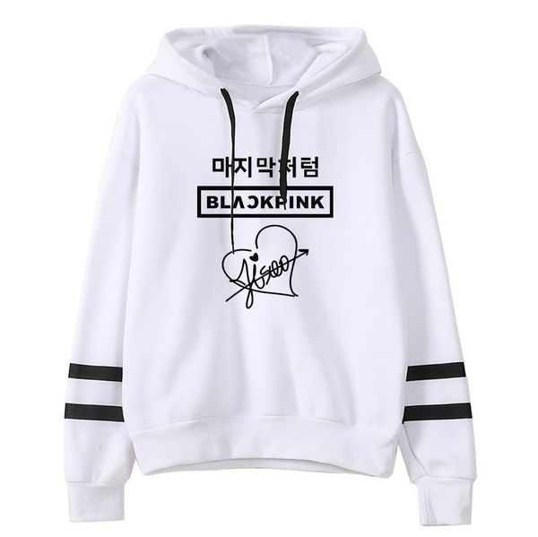 

blackpink fashion printed hoodies women/men long sleeve hooded sweatshirts 2019 casual streetshirt clothes, Black