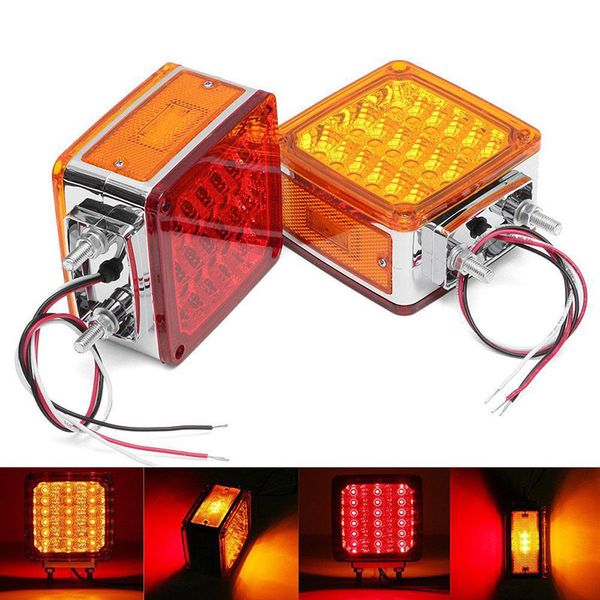 

wholesale 2pcs led signal light left right warning signal lamp for truck trailer v6
