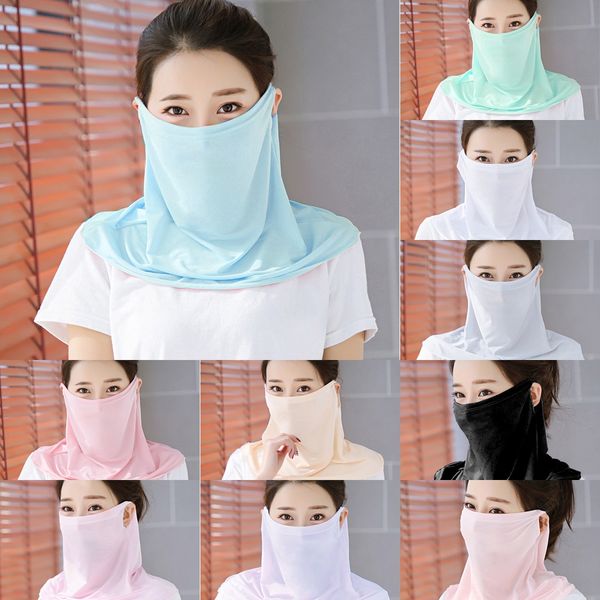 

qulua bandana male women face chimney masks gaiter face scarf scarf pipe starry mask colorful neck ski sky headband, Black
