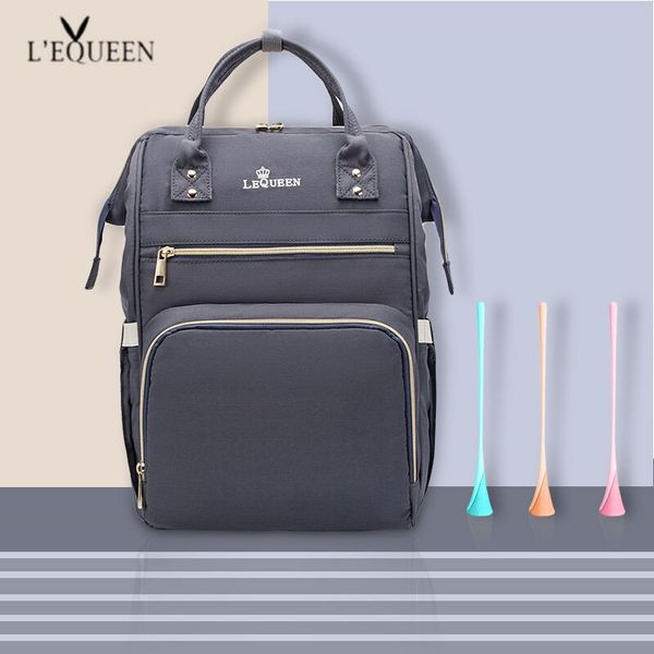 

lequeen new diaper bag backpack travel stroller baby nappy backpack bags multi-function large capacity waterproof mother's bag