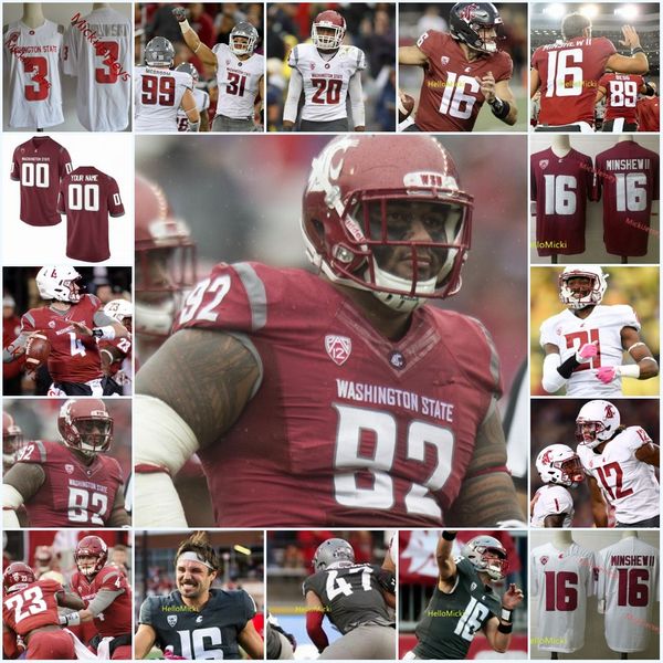 

Custom Washington State Cougars Football Jersey 24 Keith Harrington 40 Chima Onyeukwu 37 Caleb Perry 10 Ron Stone Jr Washington State Jersey