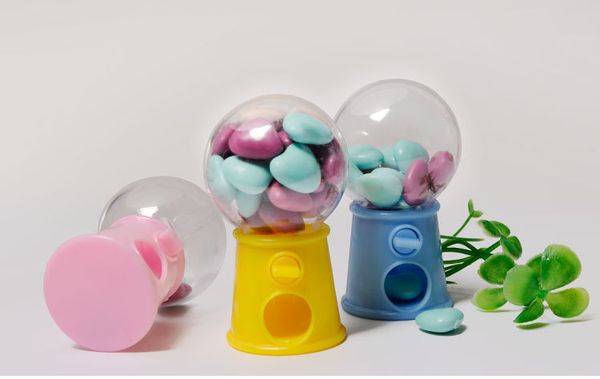 

48pcs abs super mini candy machine children kids toy baby sweet sugar twist gift