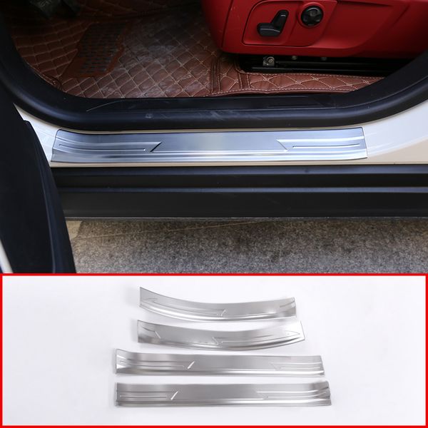 

car-styling 304 stainless steel door sill scuff plates protector cover trim auto accessory for maserati levante 2016