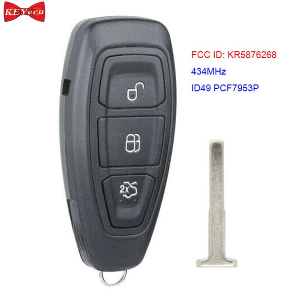 

keyecu for grand c-max focus mondeo kuga 2016 2017 2018 remote car key fob fcc id: kr5876268 cmiit: 2014dj5022